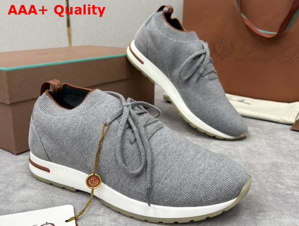 Loro Piana The Gift of Kings 360 LP Flexy Walk Sneaker in Grey Melange Replica