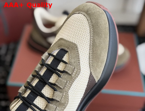 Loro Piana Week End Walk Sneaker Crest Microfiber and Suede Replica