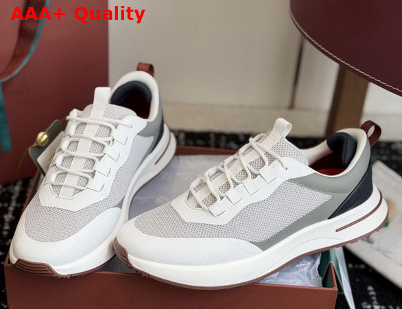 Loro Piana Week End Walk Sneaker Frost Gray Technical Mesh Replica