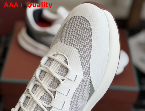 Loro Piana Week End Walk Sneaker Frost Gray Technical Mesh Replica