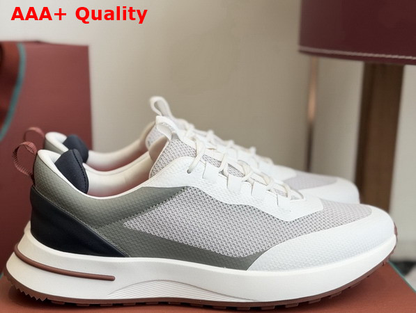 Loro Piana Week End Walk Sneaker Frost Gray Technical Mesh Replica