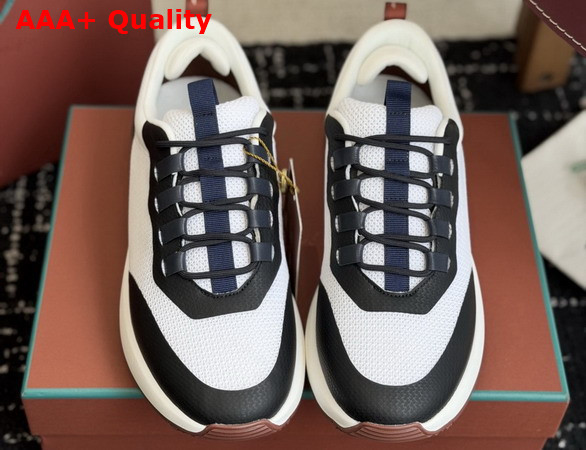 Loro Piana Week End Walk Sneaker White Sea Technical Mesh Replica