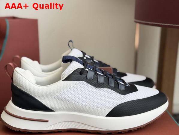 Loro Piana Week End Walk Sneaker White Sea Technical Mesh Replica