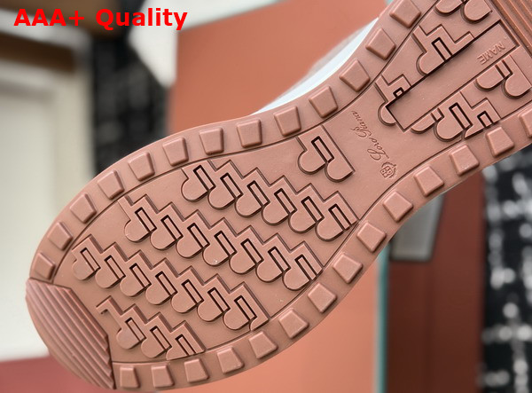 Loro Piana Week End Walk Walk Sneaker in Brown Technical Mesh Replica