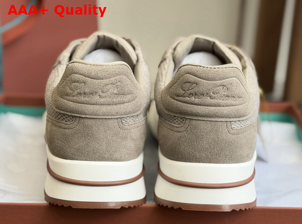 Loro Piana Week End Walk Walk Sneaker in Light Grey Technical Mesh Replica