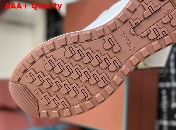 Loro Piana Week End Walk Walk Sneaker in White Microfiber Replica