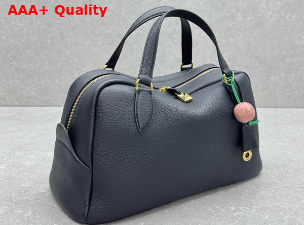 Loro Piana the Novel Needle Bag in Navy Blue Calfskin Replica