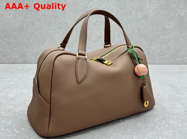 Loro Piana the Novel Needle Bag in Warm Mastic Calfskin Replica