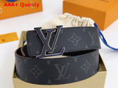 LV 3 Steps 40mm Reversible Belt Monogram Eclipse Canvas M0341V Replica