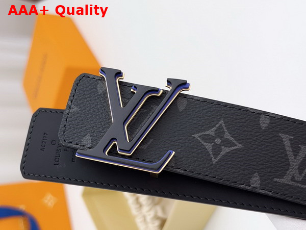 LV 3 Steps 40mm Reversible Belt Monogram Eclipse Canvas M0341V Replica