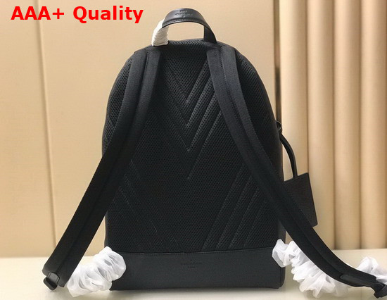 LV Aerogram Backpack in Black Grained Calf Leather M57079 Replica