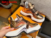 LV Archlight 20 Platform Sneaker in Gold Replica