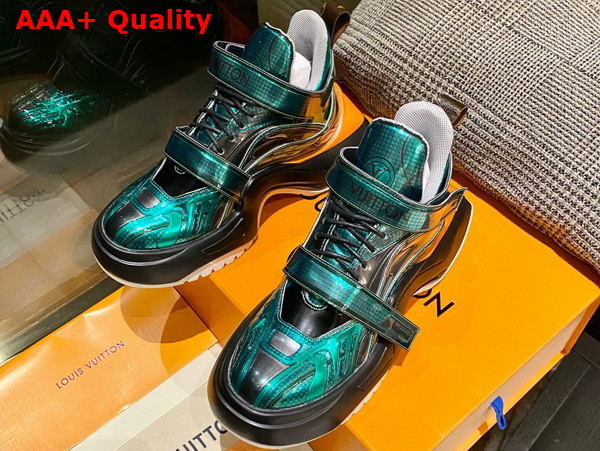 LV Archlight 20 Platform Sneaker in Green Replica