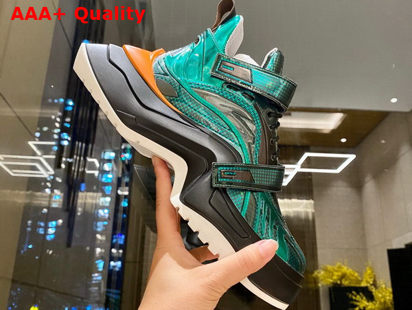 LV Archlight 20 Platform Sneaker in Green Replica