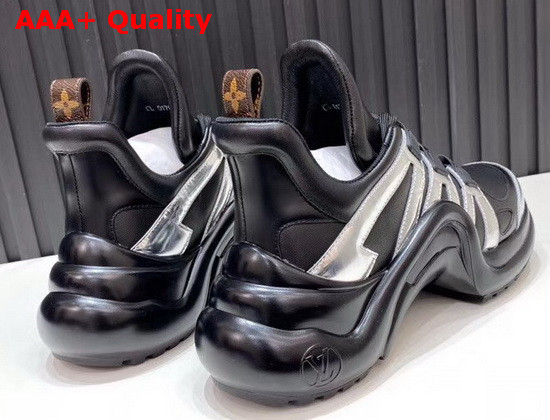 LV Archlight Sneaker Black Leather and Technical Fabrics 1A67AK Replica