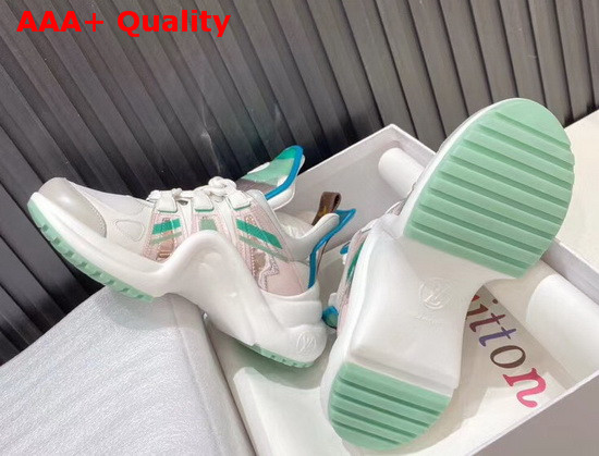 LV Archlight Sneaker Bleu Vert 1A65RU Replica