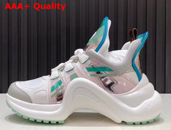 LV Archlight Sneaker Bleu Vert 1A65RU Replica