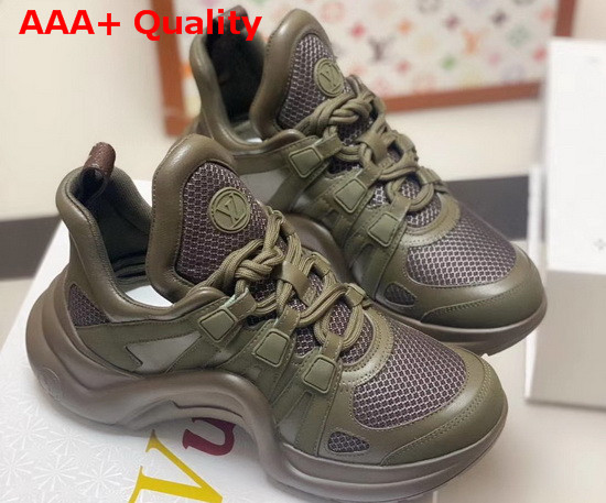 LV Archlight Sneaker Kaki 1A882A Replica