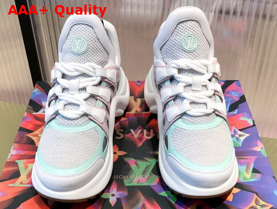 LV Archlight Sneaker Rose Clair Pink Calf Leather and Textile 1A8VPL Replica