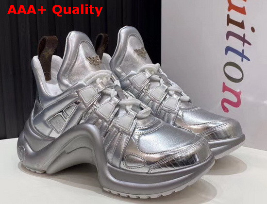 LV Archlight Sneaker Silver Technical Fabric 1A52JB Replica