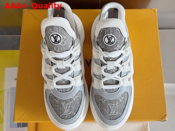 LV Archlight Sneaker in Gray Monogram Denim 1AGVA6 Replica