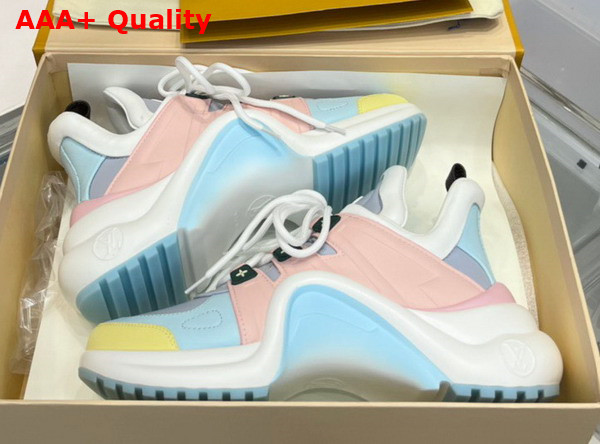 LV Archlight Sneaker in Multicolor Calf Leather Replica