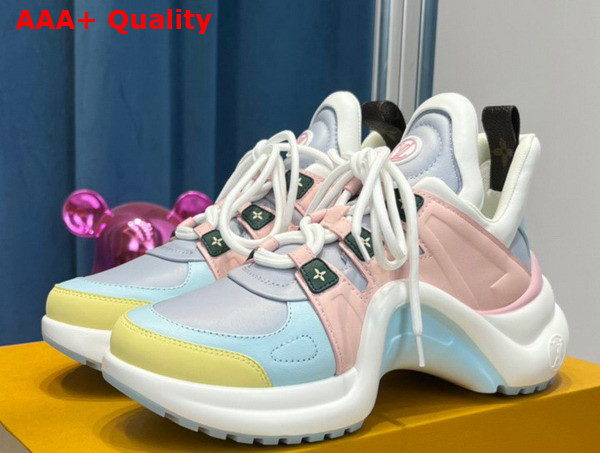 LV Archlight Sneaker in Multicolor Calf Leather Replica