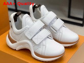 LV Archlight Sneaker in White Calf Leather 1A8CMD Replica