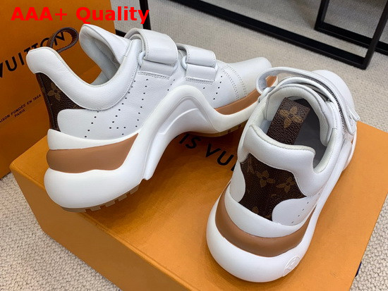 LV Archlight Sneaker in White Calf Leather 1A8CMD Replica