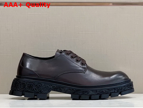 LV Baroque Derby in Brown Calf Leather Replica