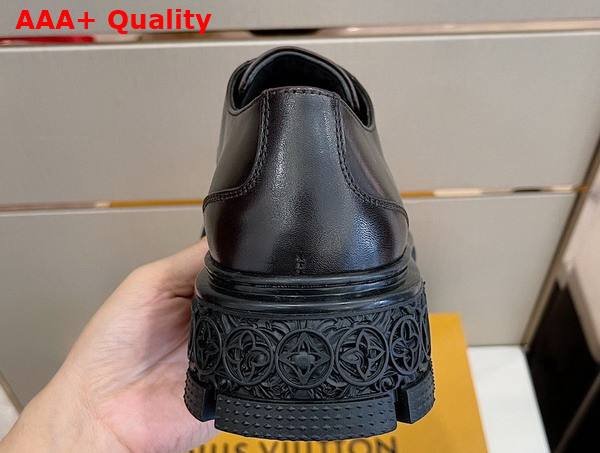 LV Baroque Derby in Brown Calf Leather Replica