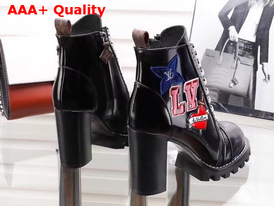 LV Black Heart Ankle Boot Replica