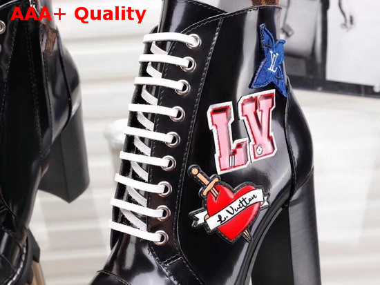 LV Black Heart Ankle Boot Replica
