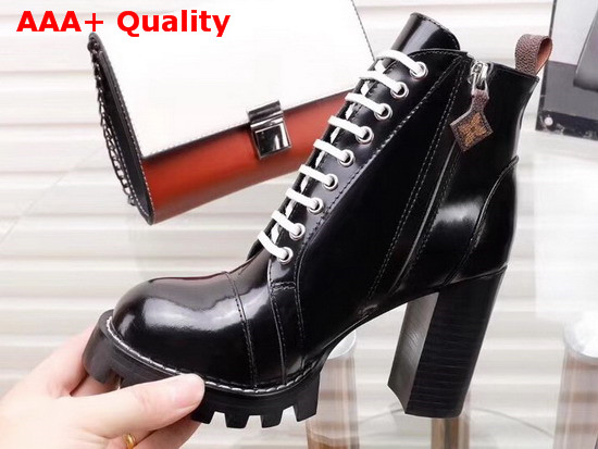 LV Black Heart Ankle Boot Replica