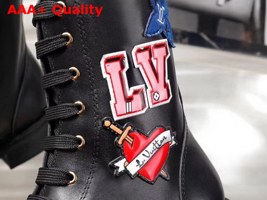LV Black Heart Platform Desert Boot Replica