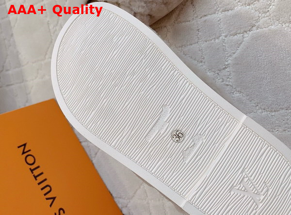 LV Bliss Comfort Mule in Natural Shearling 1ACTEQ Replica