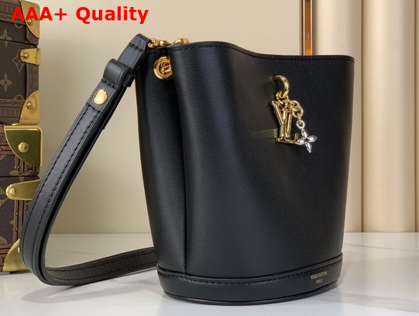 LV Bloom Mini Hobo in Black Calfskin Leather M27260 Replica