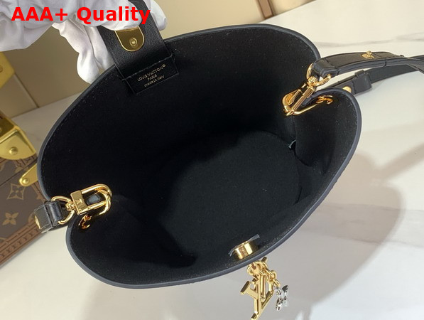 LV Bloom Mini Hobo in Black Calfskin Leather M27260 Replica