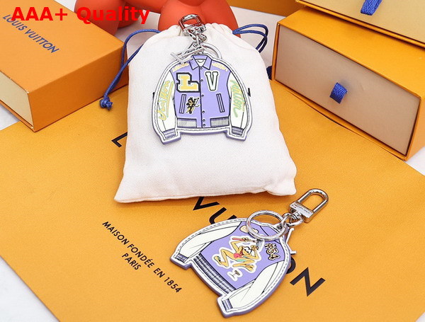 LV Bomber Jacket Bag Charm and Key Holder Replica