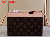 LV Book Chain Wallet Monogram Coated Canvas Replica