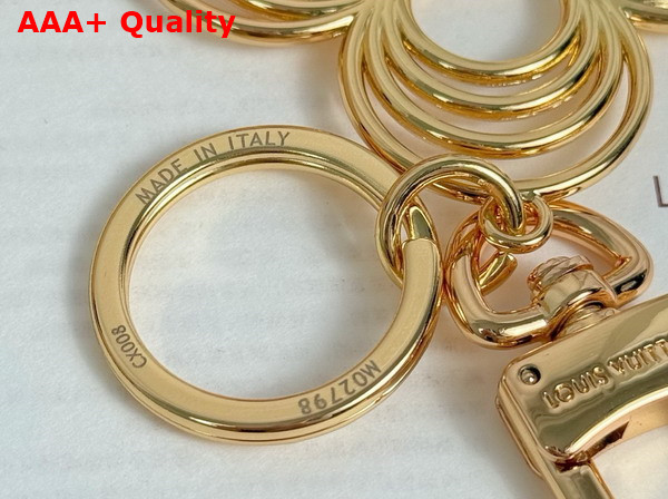 LV Breeze Key Holder in Gold Toned Metal M02798 Replica