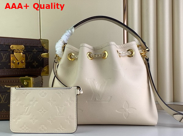 LV Bundle Bag in Cream Monogram Empreinte Leather M25452 Replica
