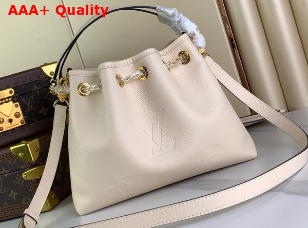 LV Bundle Bag in Cream Monogram Empreinte Leather M25452 Replica