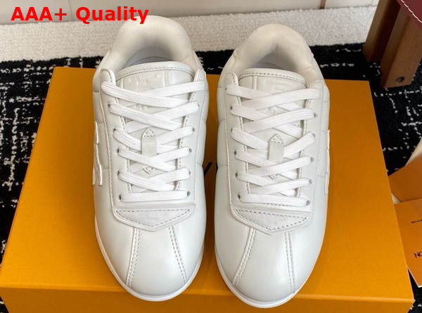 LV Buttersoft Sneaker White Lambskin and Plain Calf Leather 1AIKDJ Replica