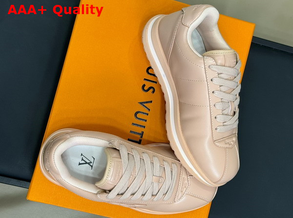 LV Buttersoft Sneaker in Light Pink Lambskin and Plain Calf Leather Replica