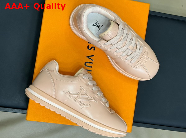 LV Buttersoft Sneaker in Light Pink Lambskin and Plain Calf Leather Replica