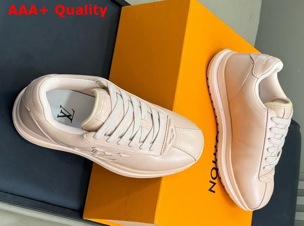 LV Buttersoft Sneaker in Light Pink Lambskin and Plain Calf Leather Replica
