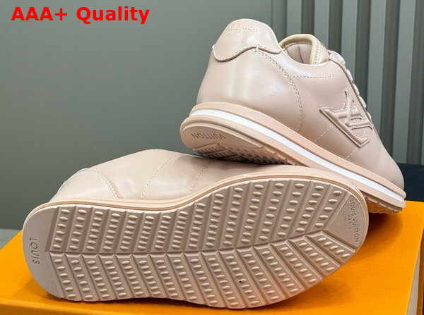 LV Buttersoft Sneaker in Light Pink Lambskin and Plain Calf Leather Replica