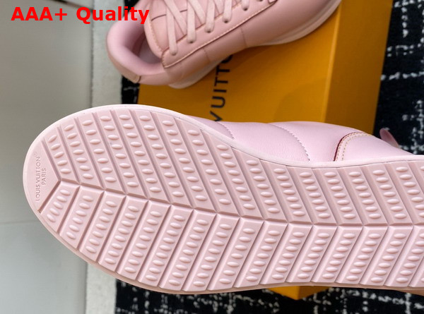 LV Buttersoft Sneaker in Pink Lambskin and Plain Calf Leather 1AIKH2 Replica