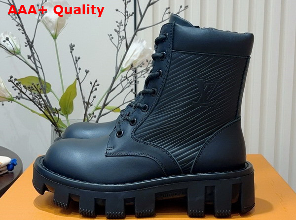 LV Checker Ranger Boot in Black Epi Glazed Calf Leather 1AD9T5 Replica